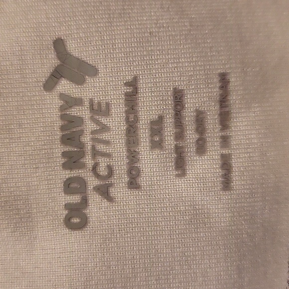 Old Navy active power chill light support sport bra navy and white size XXL - Picture 3 of 4